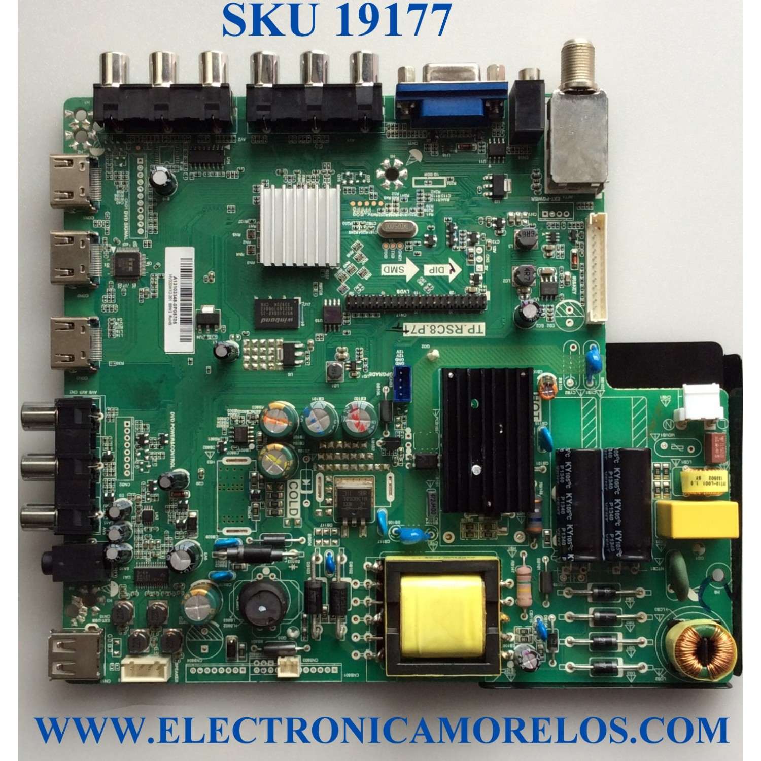 MAIN / FUENTE / (COMBO) / SCEPTRE A13103348 / TP.RSC8.P71 / 142123082010 / 20130722141334 / T201308016 / PANEL'S CN32HA631 / HV320WX2-201 / MODELOS X322BV-HDR / X32